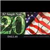 Image 2 : 2003A $2 Federal Reserve Note, Uncirculated 2008 BEP Folio Issue (Dallas, TX) Grades Gem CU
