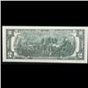 Image 3 : 1976 $2 Federal Reserve Note 1st Day of Issue, with Stamp Grades Choice AU/BU Slider