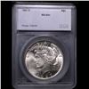 Image 4 : ***Auction Highlight*** 1927-d Peace Dollar $1 Graded ms64+ By SEGS (fc)