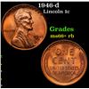 Image 1 : 1946-d Lincoln Cent 1c Grades GEM++ RB