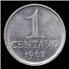 Image 3 : 1967 Brazil 1 Centavo Grades GEM+ Unc