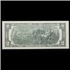 Image 3 : 1976 $2 Federal Reserve Note 1st Day of Issue, with Stamp (Philadelphia, PA) Grades Gem CU