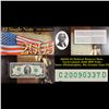 Image 1 : 2003A $2 Federal Reserve Note, Uncirculated 2009 BEP Folio Issue (Philadelphia, PA) Grades Gem CU