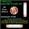 Image 1 : Shotgun Lincoln 1c roll, 1982-d 50 pcs Bank Wrapper.