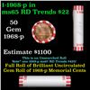 Image 1 : Shotgun Lincoln 1c roll, 1968-p 50 pcs Bank Wrapper.