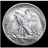 Image 3 : 1945-d Walking Liberty Half Dollar 50c Grades Choice+ Unc