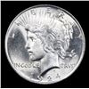 Image 2 : 1924-p Peace Dollar $1 Grades GEM Unc