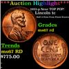 Image 1 : 1955-p Lincoln Cent 1c Grades GEM++ Unc RD