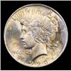 Image 2 : 1923-p Peace Dollar $1 Grades GEM+ Unc