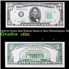 Image 1 : **Star Note** 1950D $5 Green Seal Federal Reserve Note (Chicago, IL) Grades vf+
