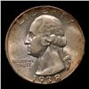 Image 2 : 1938-p Washington Quarter 25c Grades Select Unc