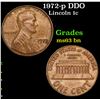 Image 1 : 1972-p DDO Lincoln Cent 1c Grades Select Unc BN