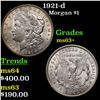 Image 1 : 1921-d Morgan Dollar $1 Grades Select+ Unc
