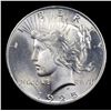Image 2 : 1925-p Peace Dollar $1 Grades Choice+ Unc