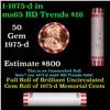 Image 1 : Shotgun Lincoln 1c roll, 1975-d 50 pcs Bank Wrapper.