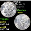 Image 1 : 1902-p Morgan Dollar $1 Grades Choice+ Unc