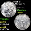 1898-o Morgan Dollar $1 Grades Choice+ Unc