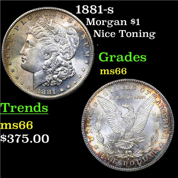 1881-s Morgan Dollar 1 Grades GEM+ Unc