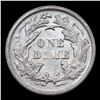 Image 3 : ***Auction Highlight*** 1873 arrow at Date  Seated Liberty Dime 10c Graded Select Unc By USCG (fc)