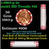 Image 1 : Shotgun Lincoln 1c roll, 1963-p 50 pcs Bank Wrapper.