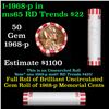 Image 1 : Shotgun Lincoln 1c roll, 1968-p 50 pcs Bank Wrapper.
