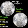 Image 1 : 1882-p Morgan Dollar $1 Grades Choice+ Unc