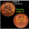 Image 1 : 1948-d Lincoln Cent 1c Grades GEM++ RB