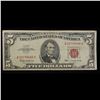 Image 2 : 1963 $5 Red Seal United States Note Grades vf+