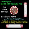 Image 1 : Shotgun Lincoln 1c roll, 1966-p 50 pcs Bank Wrapper.