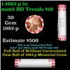 Image 1 : Shotgun Lincoln 1c roll, 1982-p 50 pcs Bank Wrapper.