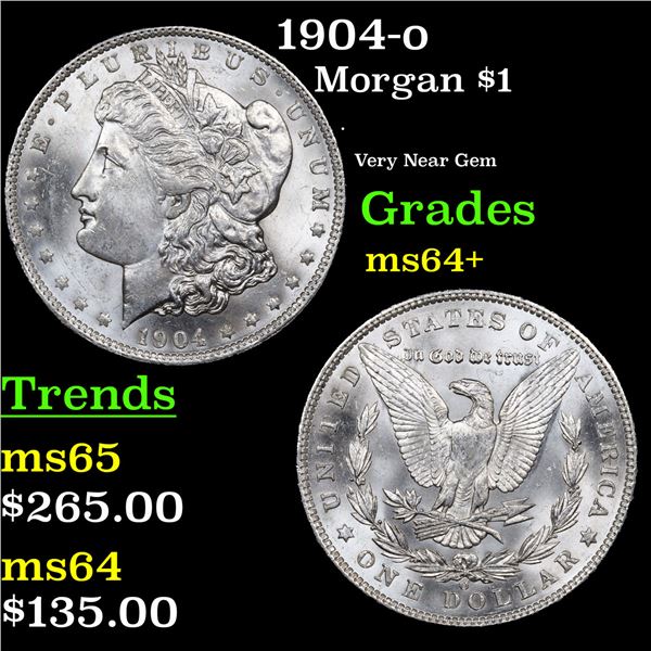 1904-o Morgan Dollar $1 Grades Choice+ Unc