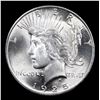 Image 2 : 1925-p Peace Dollar $1 Grades Choice+ Unc