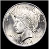 Image 2 : 1923-p Peace Dollar $1 Grades Choice+ Unc