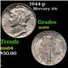 Image 1 : 1944-p Mercury Dime 10c Grades Choice Unc