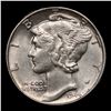 Image 2 : 1944-p Mercury Dime 10c Grades Choice Unc