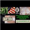 Image 1 : 2003A $2 Federal Reserve Note, Uncirculated 2008 BEP Folio Issue (Richmond, VA) Grades Gem CU