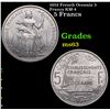 Image 1 : 1952 French Oceania 5 Francs KM-4 Grades Select Unc