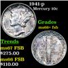 Image 1 : 1941-p Mercury Dime 10c Grades GEM++ FSB