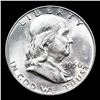 Image 2 : 1950-d Franklin Half Dollar 50c Grades Choice Unc FBL