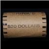 Image 4 : ***Auction Highlight***  AU/BU Slider Brinks Shotgun Morgan $1 Roll 1896 & P Ends Virtually UNC (fc)