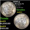 Image 1 : 1890-p Morgan Dollar $1 Grades Choice+ Unc