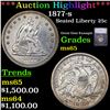 Image 1 : ***Auction Highlight*** 1877-s Seated Liberty Quarter 25c Graded ms65 BY SEGS (fc)