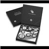 Image 1 : 2018 United States Mint Limited Edition Silver Proof Set 8 coins