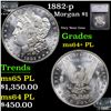 Image 1 : 1882-p Morgan Dollar $1 Graded ms64+ PL By SEGS