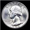 Image 2 : 1943-s Washington Quarter 25c Grades GEM++ Unc