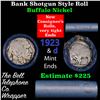 Image 1 : Buffalo Nickel Shotgun Roll in Old Bank Style 'Bell Telephone'  Wrapper 1923 & d Mint Ends