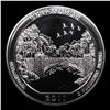 Image 3 : 2011 5oz Silver Chickasaw Large Size Washington Quarter 25c Grades NG