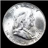 Image 2 : 1960-d Franklin Half Dollar 50c Grades Select Unc