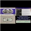 Image 1 : 2003A $2 Federal Reserve Note, Uncirculated 2011 BEP Folio Issue (Chicago, IL) Grades Gem CU