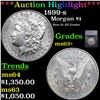 Image 1 : ***Auction Highlight*** 1899-s Morgan Dollar $1 Graded ms63+ By SEGS (fc)